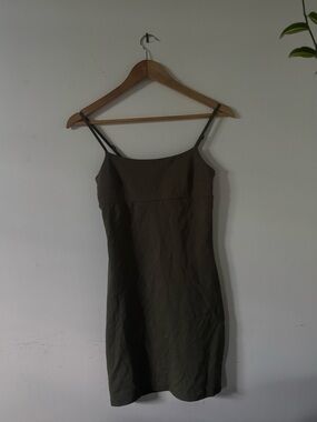 Dynamite Olive Mini Dress
